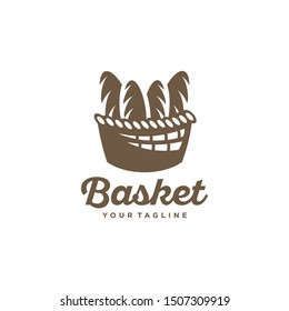 Basket Logo Design Vector Template