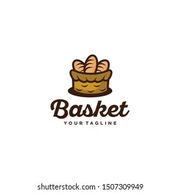 Basket Logo Design Vector Template