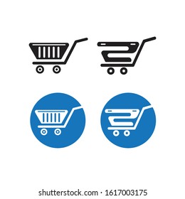 Basket logo icon vector illustration