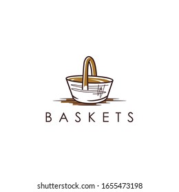 Basket Logo Image Stock for All Purpose