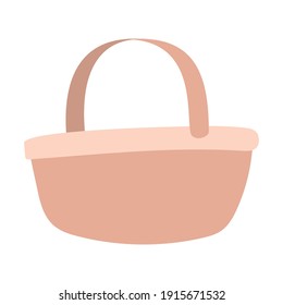basket on a white background vector illustration design