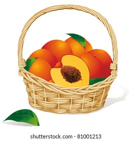 basket of peaches