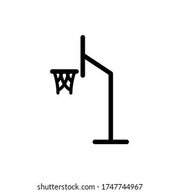 basket ring icon line art design