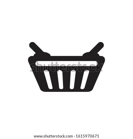 Basket shooping logo icon vector illustration
