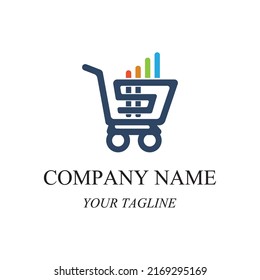 basket shop logo and symbol icon image