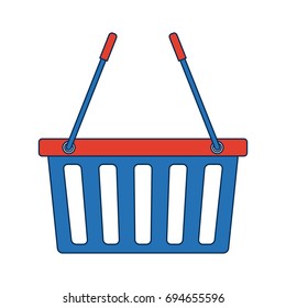 basket shopping empty market commerce business