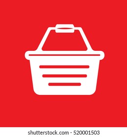 basket shopping Icon Vector Illustration