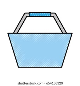 basket shopping isolated icon