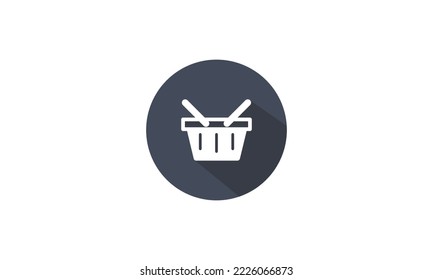 Basket sign vector design illustration