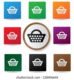 Basket sign,vector