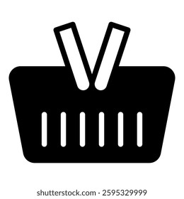 Basket simple icon vector illustration for ui ux needs