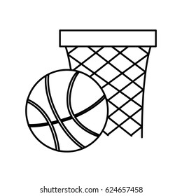 basket sport isolated icon