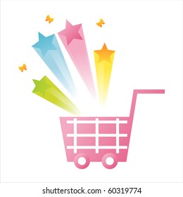 basket with star splash