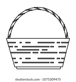 basket straw empty icon