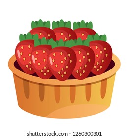 Basket of strawberries
