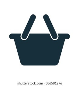 basket supermarket black