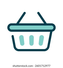 A basket symbolizing shopping or carrying items