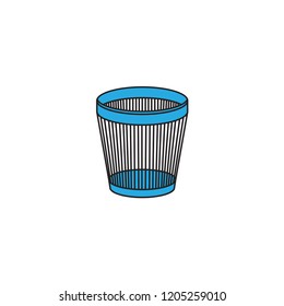 basket trash icon template design