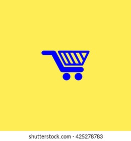 basket, trolley, vector