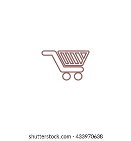 basket, trolley, vector