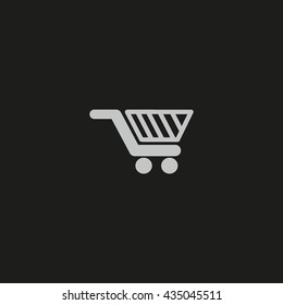 basket, trolley, vector