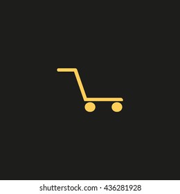 basket, trolley, vector