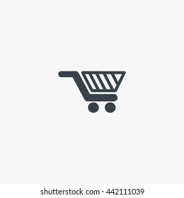 basket, trolley, vector