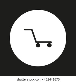 basket, trolley, vector