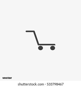 basket, trolley, vector