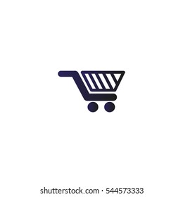 basket, trolley, vector