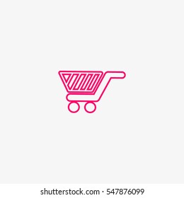 basket, trolley, vector