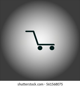 basket, trolley, vector