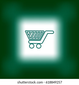 basket, trolley, vector