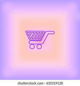 basket, trolley, vector