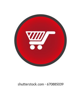 basket, trolley, vector