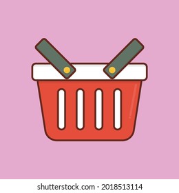icono de color plano vectorial de cuna