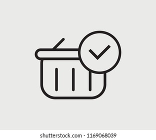 basket vector icon