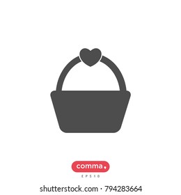 Basket vector icon
