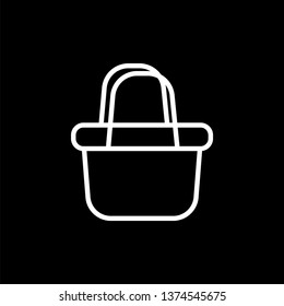 Basket vector icon- Full editable basket vector icon for website and mobile apps.