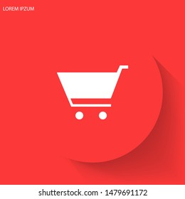 Basket vector icon . Lorem Ipsum Illustration design