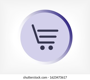Basket vector icon , lorem ipsum Flat design