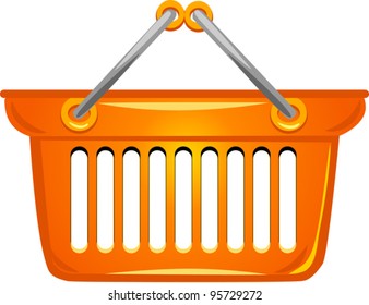basket, vector illustration