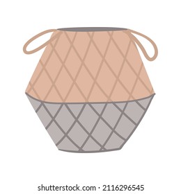 Basket. Vector illustration in a flat style.