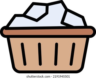 basket Vector illustration on a transparent background.Premium quality symmbols.Stroke vector icons for concept and graphic design.