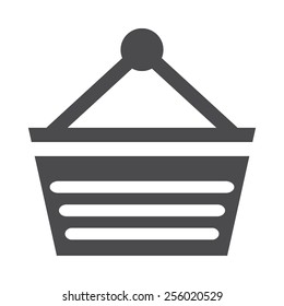 Basket vector image to be used in web applications, mobile applications and print media.