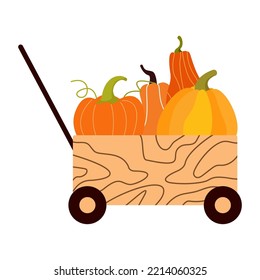 Basket with vegetables and herbs isolated on white. Vector illustration. Thanksgiving fruit and vegetables 