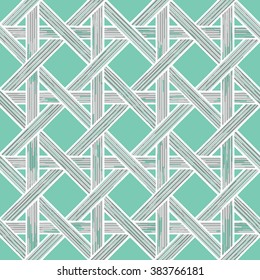 Basket weave pattern seamless vector background tile