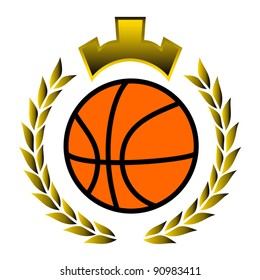 Basket winner emblem