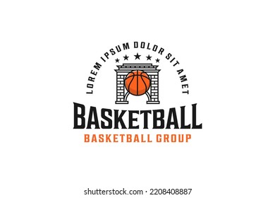 Basketbal logo design championship team sport