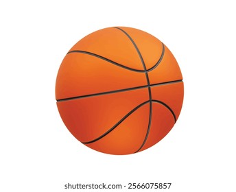 Basketball 3D Icon illustration rendering